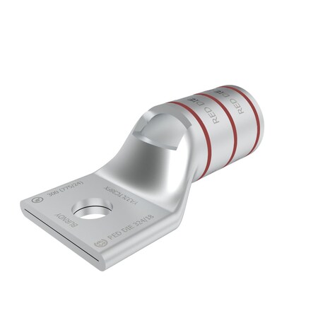 Burndy Cu Comp Terminal Flex Cond, Bvl Entry, 1 Hole/W/InspWindow, 313.1 kcmi YA32LTC38FX